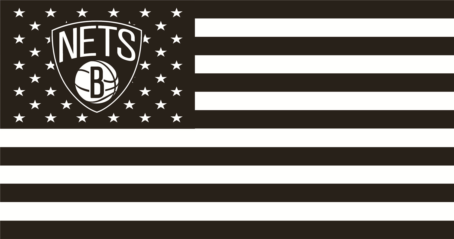 Brooklyn Nets Flags fabric transfer